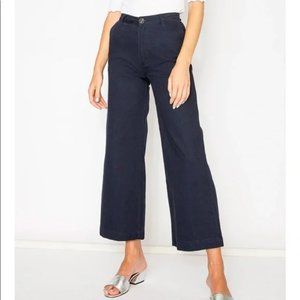 ROLLA'S Navy High-Rise Wide Leg Pants